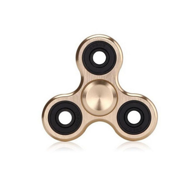 1234264 | FIDGET-SPINNER-AL-GO (Each) --- Promotional Items - Fidget Spinner - Gold Aluminium Body - Free running - Aluminium Body Game