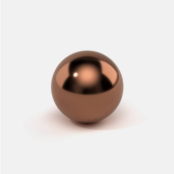 1076225 | BL-00794-COP-G500 (PK-10) --- Metallic Balls - 7.938 mm Copper - AFBMA Grade 500 Ball