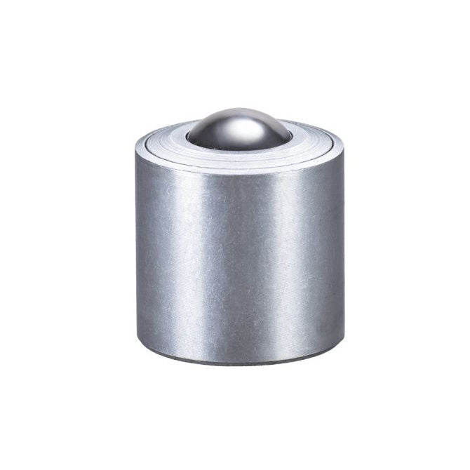 1089877 | BTU0010-010-P-Z-SL (Each) --- Spring Loaded Ball Transfer Units - 10 kg - 9.5x36.5 mm Unflanged - Steel Zinc Plated