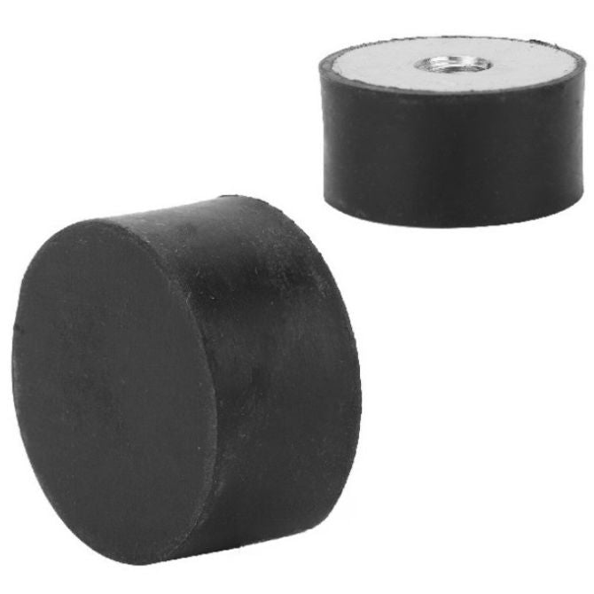 1177782 | CFB075-35-120M-R55 (Each) --- Buffer Mounts - 75x35 mm - M12x1.75 Female - Natural Rubber Mount