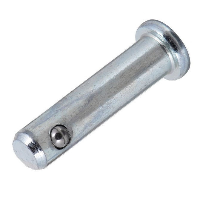 1102342 | BLP-127-0254-CZ (Each) --- Clevis Pins - 12.7x25.4x38.1 mm Self Locking Zinc Plated - Zinc Plated Low Carbon Steel Pin