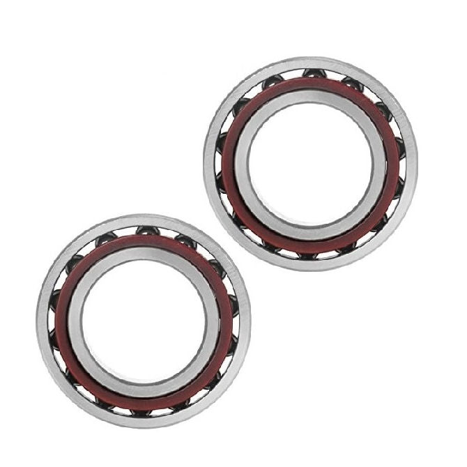 1067179 | 706-30-T9H-DFLJP5 (Pair) --- Angular Contact Bearings - 6x17x6 mm Single Row Ball - Chrome Steel SAE 52100 - High Speed Polyamide Cage Bearing