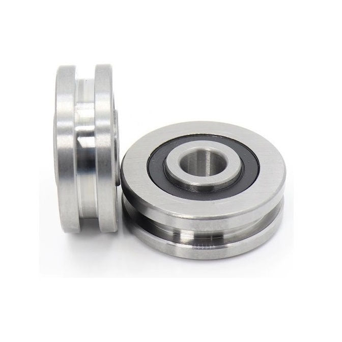 1053120 | S624A-ZZ-SQP (Each) --- Grooved OD Bearings - 4x13x4 mm Square Groove - Stainless Steel AISI 440C Bearing