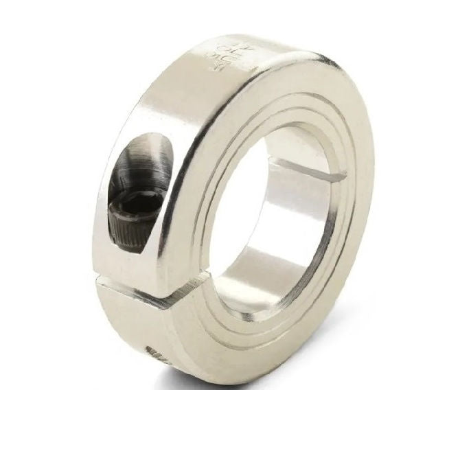 1086695 | COL-00953-022-09-1C-AL (Each) --- Shaft Collars - 9.525x22.23x8.7 mm Clamp Type - Aluminium Collar