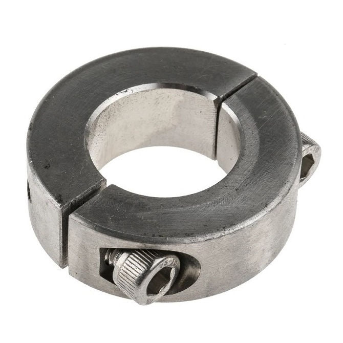 1072168 | COL-00635-016-08-2C-S4 (Each) --- Shaft Collars - 6.35x15.88x7.9 mm Clamp Type - Stainless Steel 304 Similar to A2, 18-8 HRB80 Collar