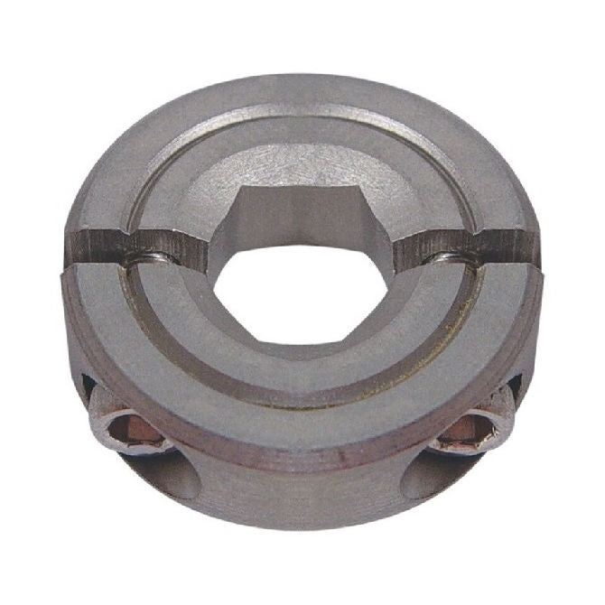 1072501 | COH-00635-021-06-2P-S3 (Each) --- Hex Bore Collars - 6.35x20.7x6.4 mm Two Piece - Stainless Steel 303/304 Similar to A2, 18-8 HRB80 Collar