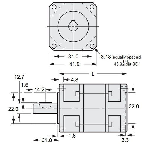 GHIP17-100-05.00X43.8LDiagram
