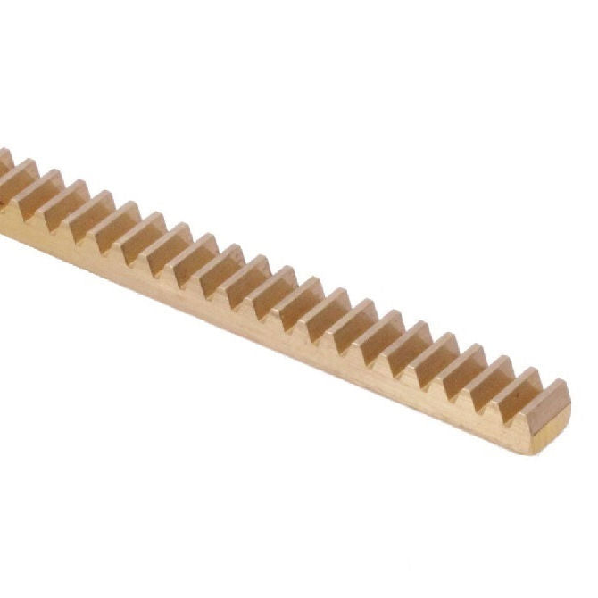 1211266 | RK30B2-0308 (Each) --- Rack Gears - 200x3x8 mm Metric - Brass