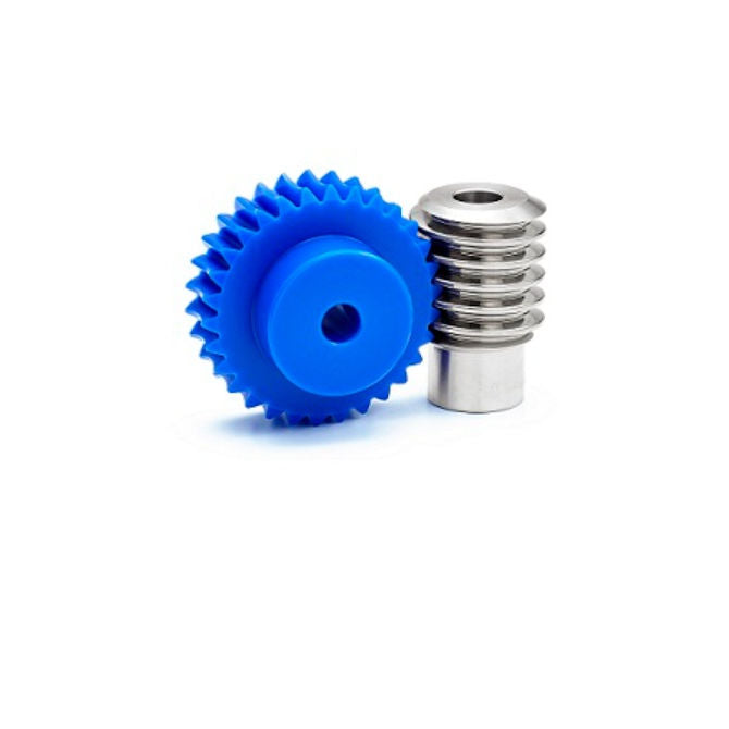 1001993 | WGS1-050-060-050-R-ACS (Each) --- Worm Sets Gears - Pitch Module 0.5 - 60 tooth - 5 mm Module 0.5 - Polyacetal and Steel Gear