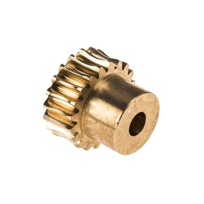 1036040 | WG2R-100-020-060-BZ (Each) --- Worm Gears - Pitch Module 1.0 - 20 tooth - 7 Deg 11 Min Module 1.0 - Aluminium Bronze - CAC702 Gear