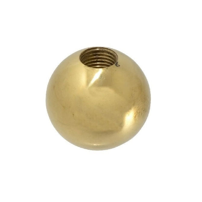 1077344 | KF079C-025-TPBR-P (Each) --- Ball Knobs - 5/16-18 UNC - 7.94mm - 25.4 - - Female Threaded - Brass Knob