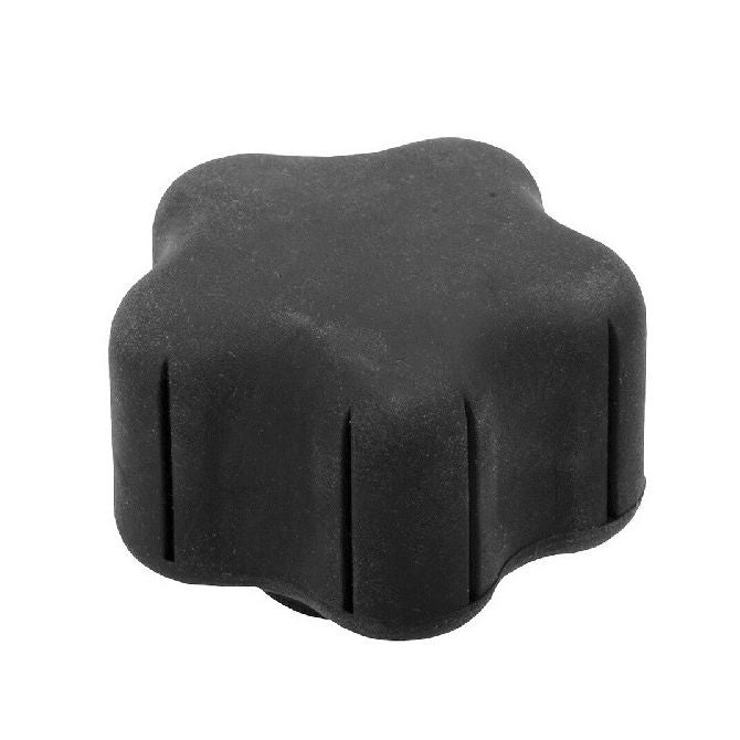 1073203 | KF064C-039-5LSFT (Each) --- Lobe Knobs - 1/4-20 UNC - 6.35mm - 38.61x12.7 mm Five Lobe - Plated Brass Knob