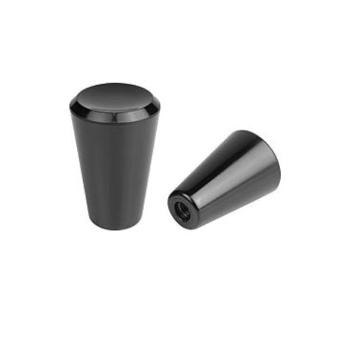 1102657 | KF127-035-LVR (Each) --- Lever Knobs - Hole Size 12.70 Push On 34.93x19.1 mm Through Bore - Phenolic Knob