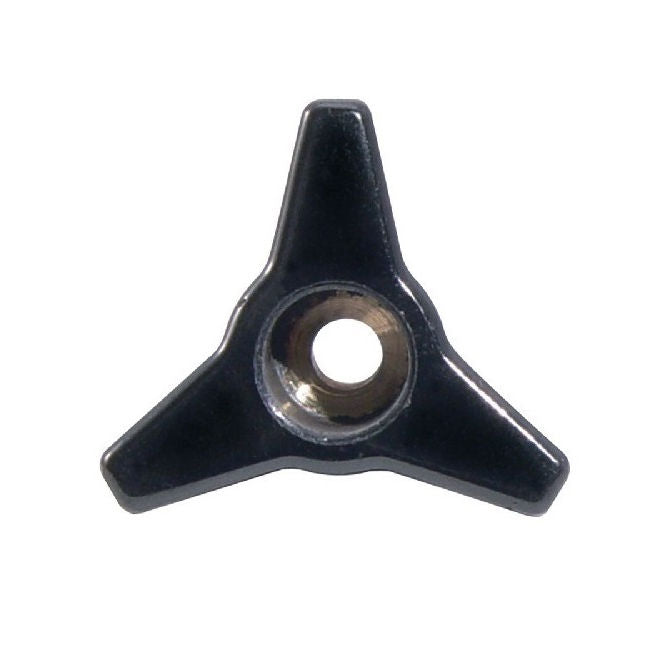 1077870 | KF079C-065-TRI-PF (Each) --- Tri Knobs - 5/16-18 UNC - 7.94mm - 65.02 - - Through Hole - Brass Knob
