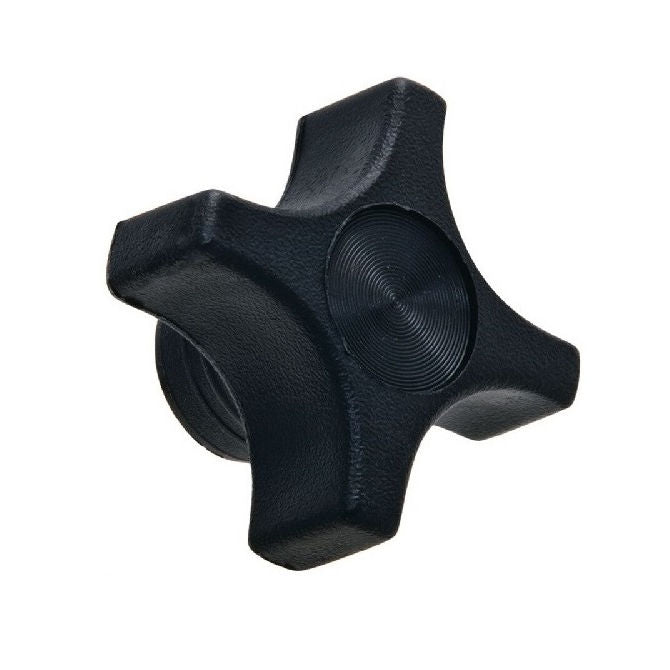 1072652 | KF064C-025-CB (Each) --- Cross Knobs - 1/4-20 UNC - 6.35mm - 25.4x12.7 mm Female - Brass Knob