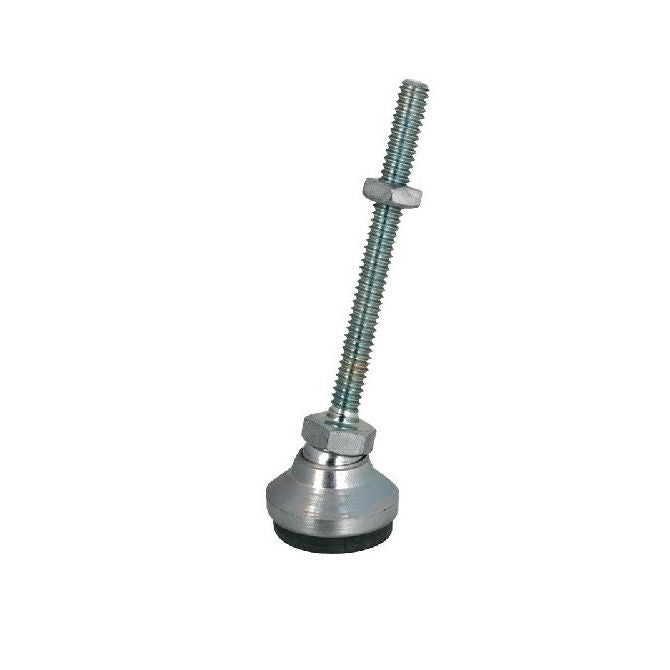 1072733 | MSM-064C-032-CCCRP (PK-15) --- Levelling Studded Mounts - 1/4-20 UNC - 6.35mm - 25.4x128.2 mm Swivel - Steel Mount
