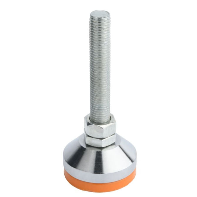 1082514 | MLM-080M-050-ZPP-ECO (PK-4) --- Levelling Studded Mounts - M8 - 8x1.25mm - 50x33.5 mm Economy - Steel - Zinc Mount