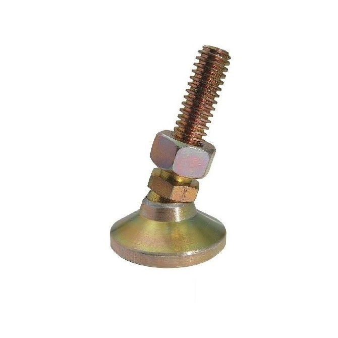 1056492 | MSM-048F-025-CGC (Each) --- Levelling Studded Mounts - 10-32 UNF - 4.76mm - 19.1x13.5 mm Swivel - Steel Mount