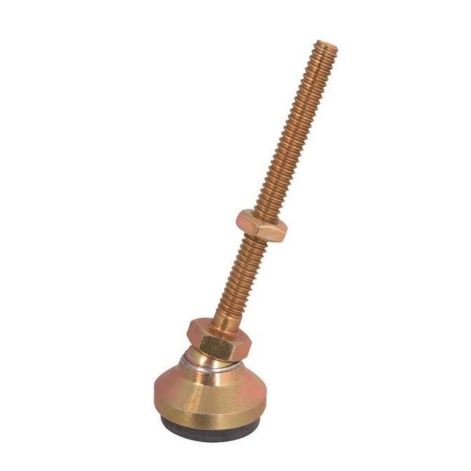 1056517 | MSM-048F-025-CGCRP (PK-15) --- Levelling Studded Mounts - 10-32 UNF - 4.76mm - 19.1x16.7 mm Swivel - Steel Mount