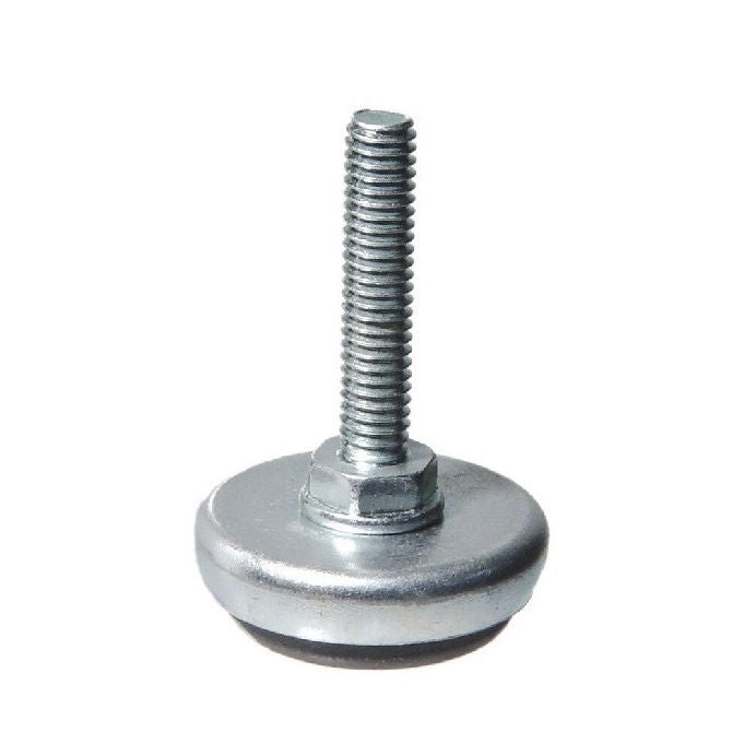 1073119 | MLM-064C-038-C-LDRP (Each) --- Levelling Studded Mounts - 1/4-20 UNC - 6.35mm - 38.1x12.7 mm Light Duty - Zinc Plated Steel Mount
