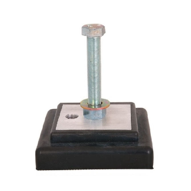 1190087 | MLM-1810-101-MC (Each) --- Levelling Studded Machine Mounts - 101.6 x 101.6 30.2 mm - 60 - Aluminium - Steel - Elastomer Duro 60 Mount