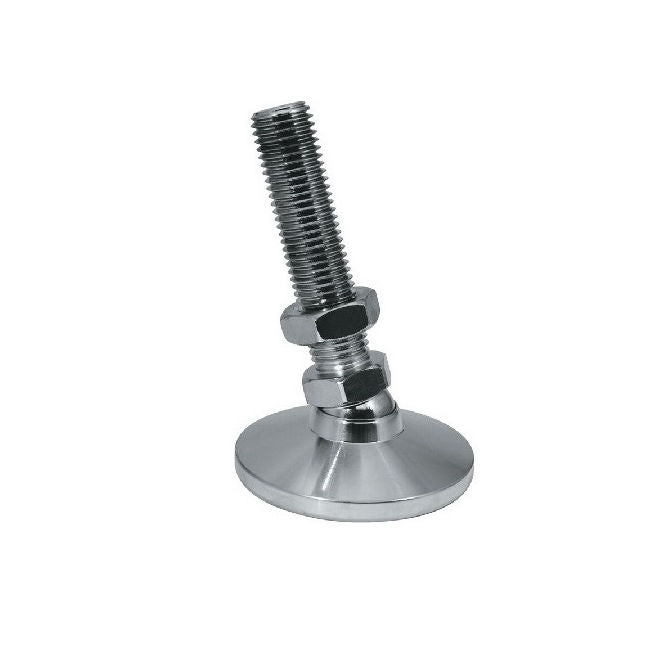 1056498 | MLM-048F-025-CNP (Each) --- Levelling Studded Mounts - 10-32 UNF - 4.76mm - 19.1x13.5 mm Standard - Steel Mount