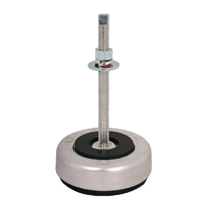 1225059 | MVI-0680-PC (Each) --- Vibration Isolation Pads Mounts - 680.4 Kg - 453.6 Kg - 88.9 Compression Shear - Steel and Neoprene Mount