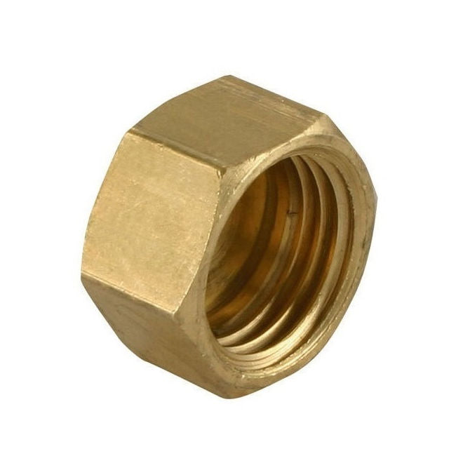 1060439 | NT050M-HX-BR (PK-10) --- Hexagonal Nuts - M5 - 5x0.8mm - 4x8 mm Full - Brass Nut
