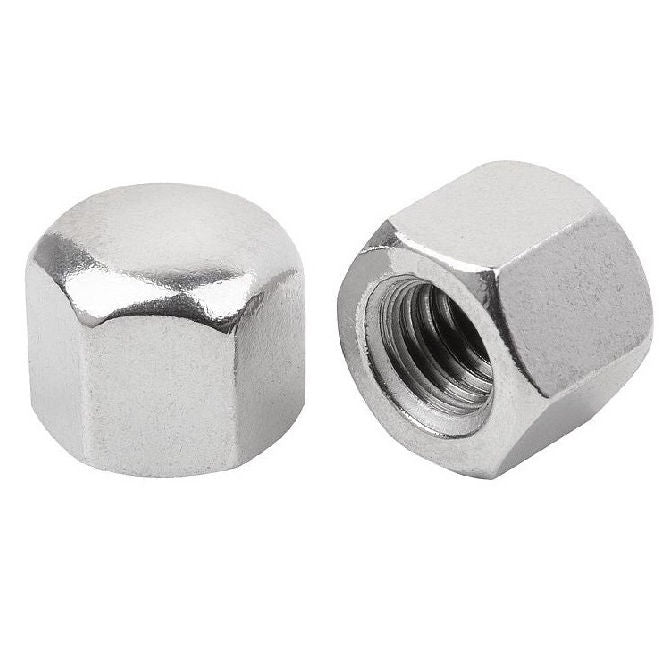 1063887 | NT050M-CP-S4 (PK-10) --- Cap Nuts - M5 - 5x0.8mm - 304 Stainless - 6.64 - 8.0 Nut
