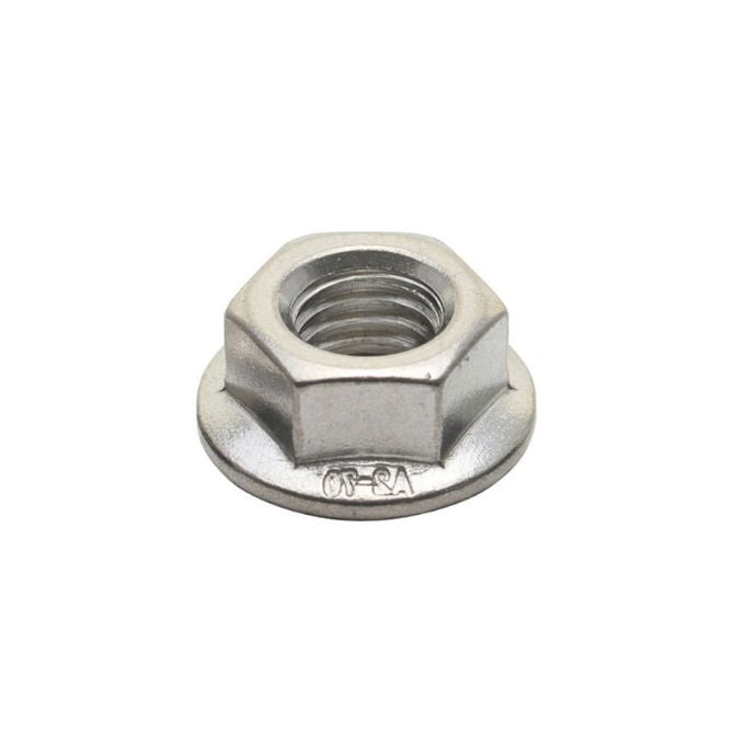 1063893 | NT050M-F-S4 (Each) --- Flanged Nuts - M5 - 5x0.8mm - Stainless Steel - - Nut