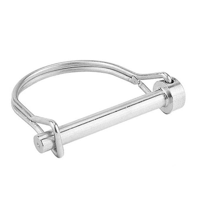 1078714 | LYP-R2-079-035-S4 (Each) --- Wire Lock Lynch Pins - 7.94x34.93x2.3 mm Double Wire - Stainless Steel 304 Similar to A2, 18-8 HRB80 Pin
