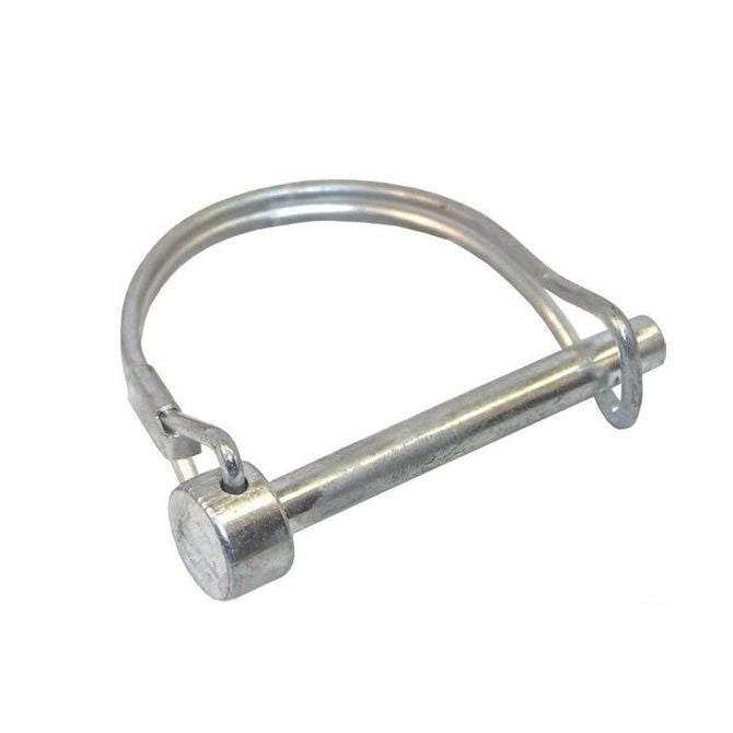 1088145 | LYP-R2-095-035-CZ (PK-4) --- Wire Lock Lynch Pins - 9.53x34.93x2.3 mm Double Wire - Carbon Steel Spring Wire Zinc Plated Pin