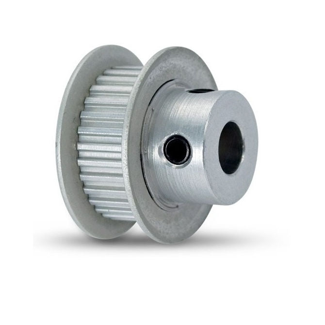 1140261 | P-MXL-030-064FF-AL-G-060 (Each) --- Inch Timing Pulleys - 30 tooth - 6.4x6 mm 2.032mm Pitch MXL - Aluminium Pulley
