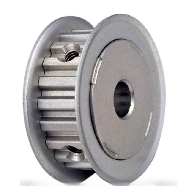 1140447 | P-XL-030-095FF-AL-GN-079 (Each) --- Inch Timing Pulleys - 30 tooth - 9.5x7.938 mm 5.080mm Pitch XL - Aluminium Pulley