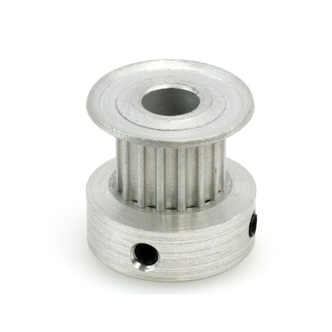 1107325 | P-MXL-015-032FH-AL-G-048 (Each) --- Inch Timing Pulleys - 15 tooth - 3.2x4.763 mm 2.032mm Pitch MXL - Aluminium Pulley