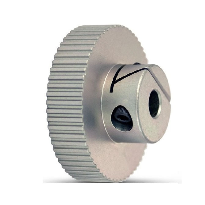 1176199 | P-020G-072-060P-AL-E-060 (Each) --- Metric Timing Pulleys - 72 tooth - 6x6 mm 2mm Pitch - Aluminium Pulley