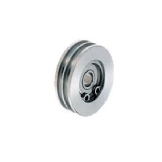1038523 | PUI004-0170-030-S4S440 (Each) --- U Groove Idler Pulleys - 2x17x3 mm Double Row - Stainless Steel 304 Similar to A2 or 18-8 HRB80