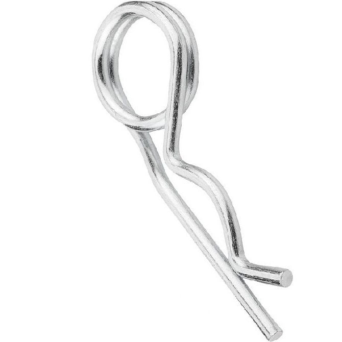 1054427 | RCL-040-094-ZD (Each) --- Double Coil R Clips - 4x94 mm - Zinc Plated Clip