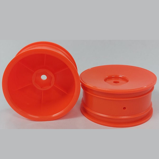 1228696 | RM-XR-052-O-SOL (Per Card) --- RC Car Rims Hobby - Rim Colour Fluro Orange Solid Tenth Scale - Plastic Rim