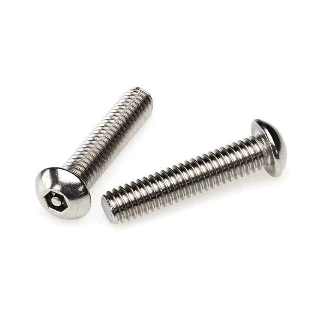 1063517 | SCS0500-050-B-SK-S4 (PK-6) --- Security Screws - M5 - 5x0.8mm - 50 mm - 304 Stainless Button Screw