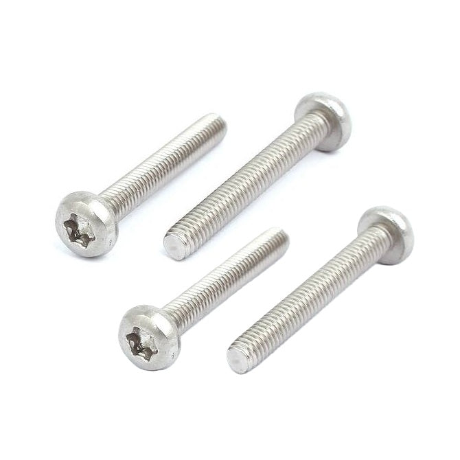 1038427 | SC019F-010-B-TX-S4 (PK-50) --- Button Screws - 1-72 UNF - 1.85mm - 9.5 mm - 304 Stainless Torx Screw