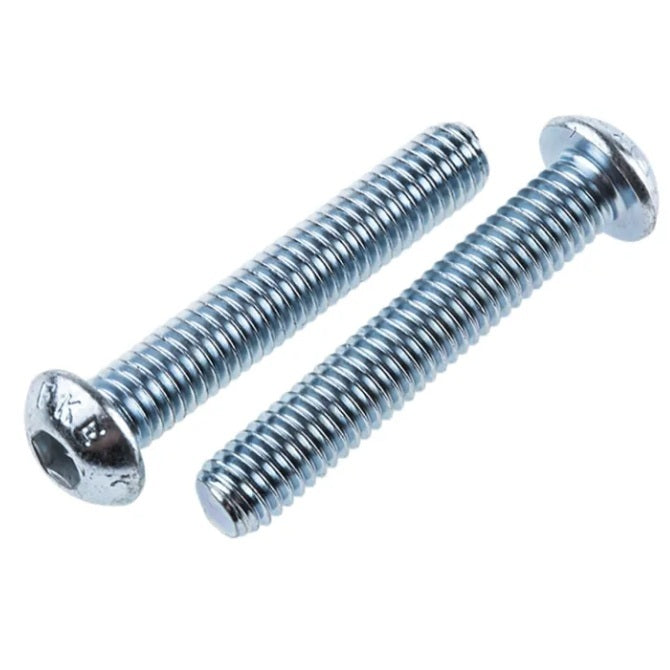 1103258 | SC127C-064-B-SK-CZ (PK-50) --- Button Screws - 1/2-13 UNC - 12.7mm - 63.5 mm - Zinc Plated Steel Socket Screw