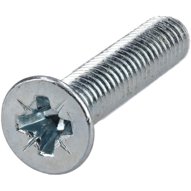 1045350 | SK030M-010-PZ-CZ (PK-10) --- Countersunk Screws - M3 - 3x0.5mm - 10 mm - Zinc Plated Pozidrive Screw