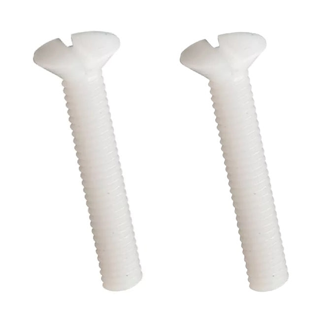 1045710 | SK030M-016-SL-N (PK-4) --- Countersunk Screws - M3 - 3x0.5mm - 16 mm - Nylon Slotted Screw