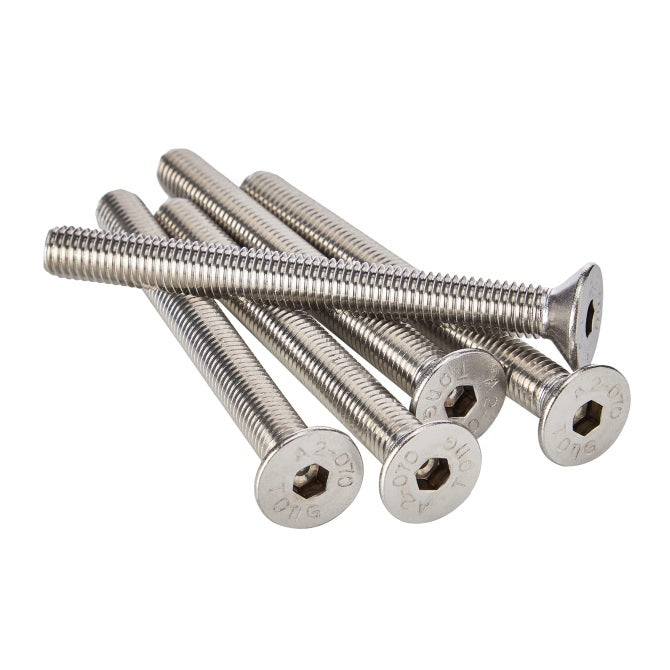 1046402 | SK030M-050-SK-S6 (PK-100) --- Countersunk Screws - M3 - 3x0.5mm - 50 mm - 316 Stainless Socket Screw
