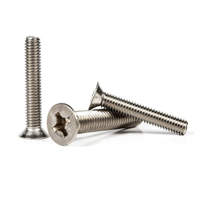 1067512 | SK060M-020-PH-S6 (PK-50) --- Countersunk Screws - M6 - 6x1mm - 20 mm - 316 Stainless Phillips Screw