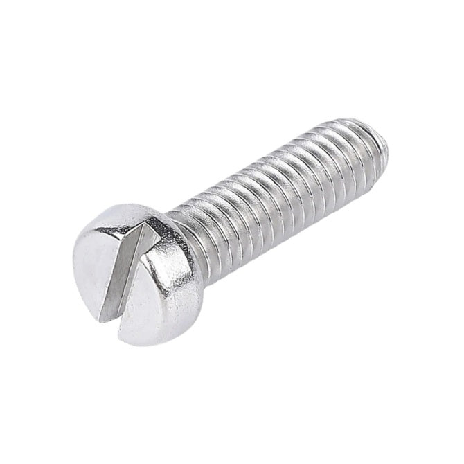 1045001 | SC030M-008-F-SL-S4 (PK-20) --- Fillister Head Screws - M3 - 3x0.5mm - 8 mm - 304 Stainless Slotted Screw