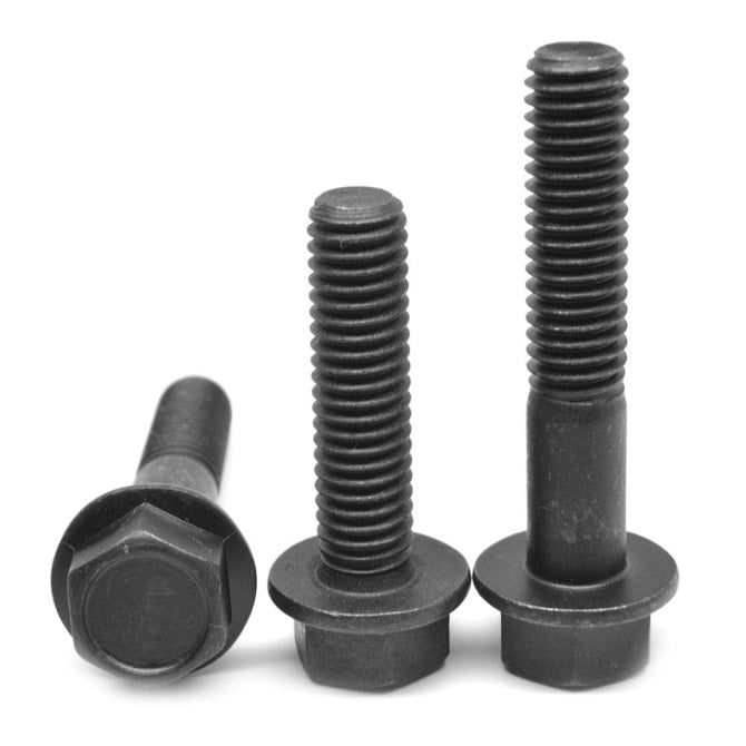 1073442 | SC064C-051-HW-NB (Per Card) --- Hex Washer Head Screws - 1/4-20 UNC - 6.35mm - 50.8 mm - Black Nylon Screw