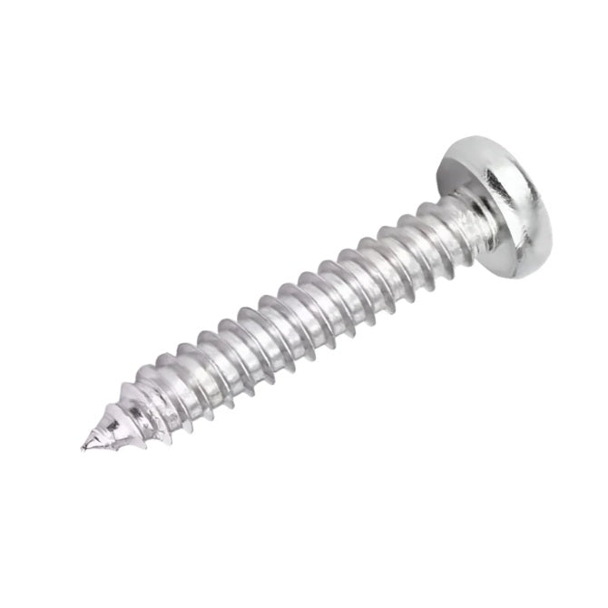 1042335 | SCT0285-019-P-PH-S4 (PK-100) --- Self Tapping Screws - 2.85mm - 4 Gauge - 19.1 mm - 4 Pan Head - Stainless Steel 304 Similar to A2, 18-8 HRB80 Screw