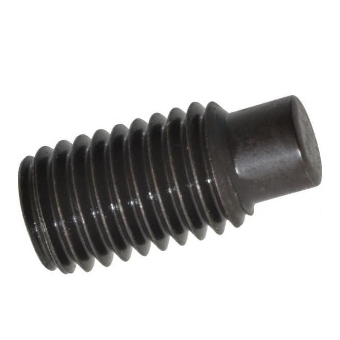 1052163 | SS040M-0100-AS-DP (PK-5) --- Dog Point Carbon Steel Socket Set Screws - M4 - 4x0.7mm - 7.8 mm - Carbon Steel Screw
